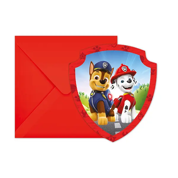 Paw Patrol Einladungskarten