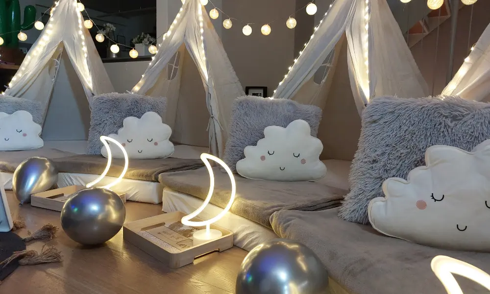 Twinkle Tipi sleepover party